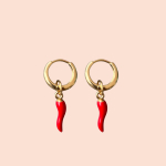 Hot Pepper Hoops